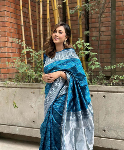 Banarasi Soft Silk Saree – A Timeless Classic of Elegance & Grace