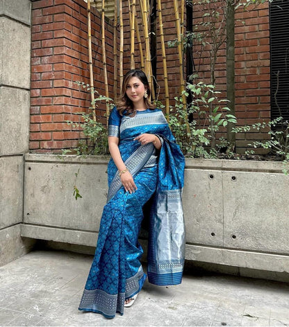 Banarasi Soft Silk Saree – A Timeless Classic of Elegance & Grace