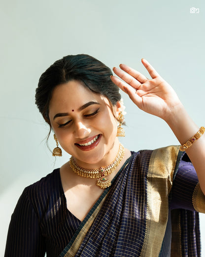 Elegant Simplicity in Banarasi Soft Silk – A Modern Minimalist's Dream