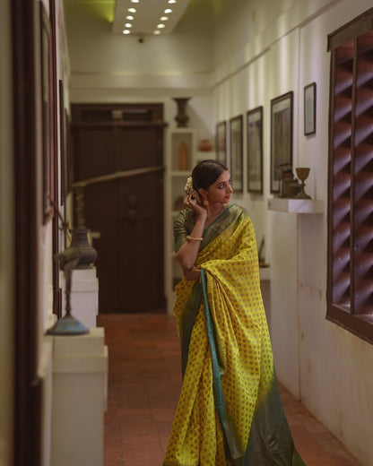 Elegant Simplicity in Banarasi Soft Silk – A Modern Minimalist's Dream