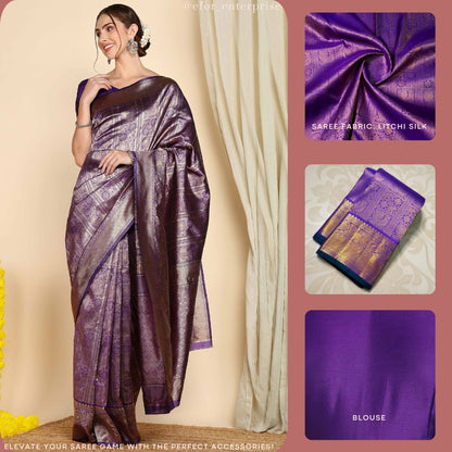 Banarasi Soft Silk Saree – Minimalistic Grace in Every Drape