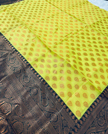 Elegant Simplicity in Banarasi Soft Silk – A Modern Minimalist's Dream