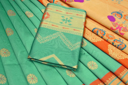 Elegant Soft Lichi Silk Saree with Rich Pallu & All-Over Jacquard Work