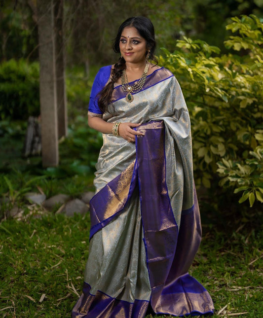 Beautiful & Elegant Kanjivaram Soft Silk Saree – Timeless Grace with Rich Fabric and Exquisite Design