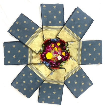 Elegant Soft Lichi Silk Saree with Rich Jacquard Work