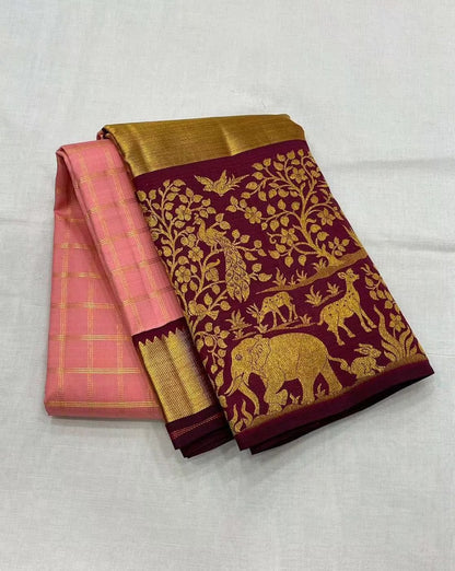 Elegant Simplicity in Banarasi Soft Silk – A Modern Minimalist's Dream