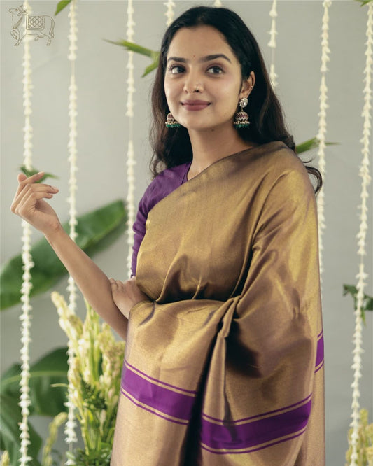 Timeless Banarasi Soft Silk Saree with Intricate Zari Weaving