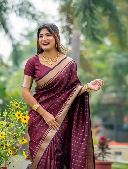 Banarasi Soft Silk Saree – Subtle Sophistication with Timeless Appeal