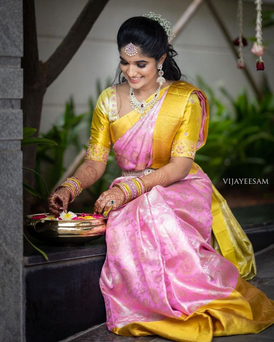 Elegant Banarasi Soft Silk Saree – A Statement of Uniqueness