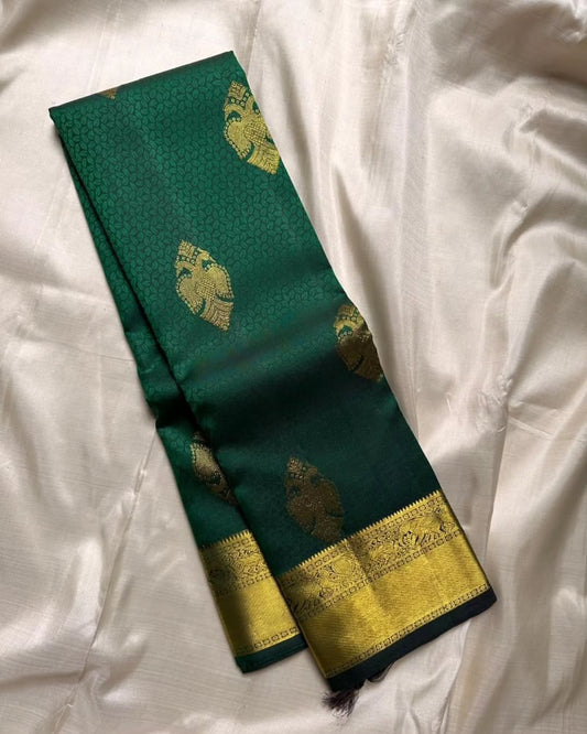Elegant Simplicity in Banarasi Soft Silk – A Modern Minimalist's Dream