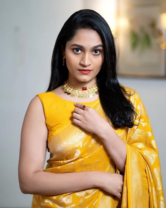 Kanjivaram Banarasi Soft Silk Saree – Timeless Elegance with Traditional Grace