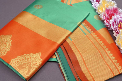 Elegant Soft Lichi Silk Saree with Rich Pallu & All-Over Jacquard Work