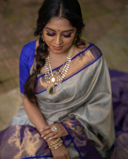 Beautiful & Elegant Kanjivaram Soft Silk Saree – Timeless Grace with Rich Fabric and Exquisite Design