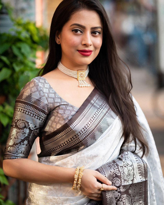 Banarasi Soft Silk Saree – A Tribute to Timeless Craftsmanship