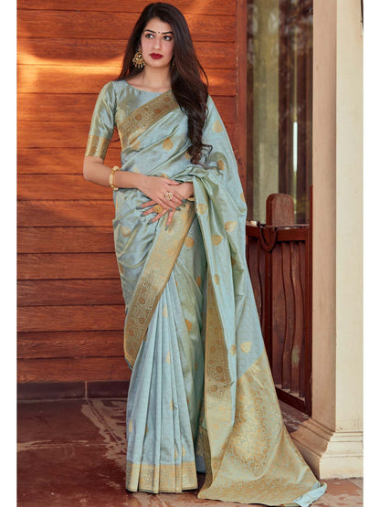 Banarasi Soft Silk Saree with Gold Zari & Heavy Brocade – Exquisite Craftsmanship