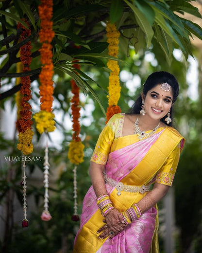 Elegant Banarasi Soft Silk Saree – A Statement of Uniqueness