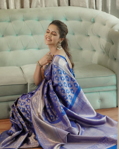 Elegant Simplicity in Banarasi Soft Silk – A Modern Minimalist's Dream
