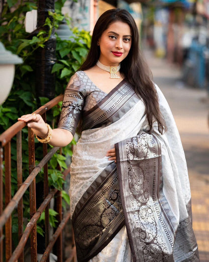 Banarasi Soft Silk Saree – A Tribute to Timeless Craftsmanship