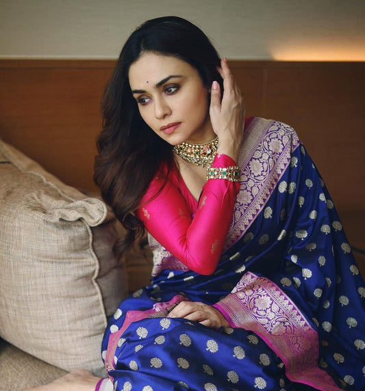 Luxurious Banarasi Soft Silk Saree – Iconic Wedding Collection