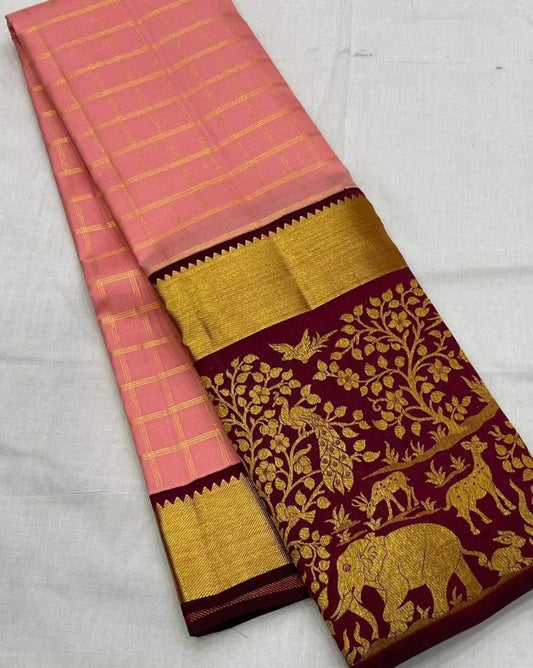 Elegant Simplicity in Banarasi Soft Silk – A Modern Minimalist's Dream