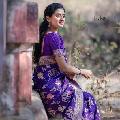 Elegant Simplicity in Banarasi Soft Silk – A Modern Minimalist's Dream