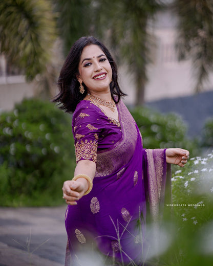 Banarasi Soft Silk Saree – A Timeless Reflection of Indian Weaving Heritage