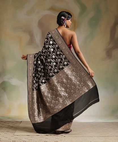 Banarasi Soft Silk Saree with Rich Brocade & Gold Zari Work