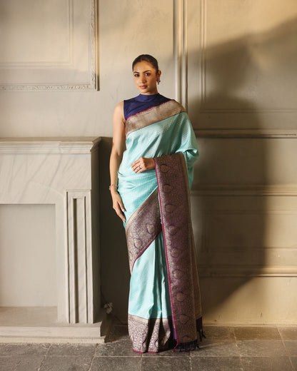 Elegant Simplicity in Banarasi Soft Silk – A Modern Minimalist's Dream