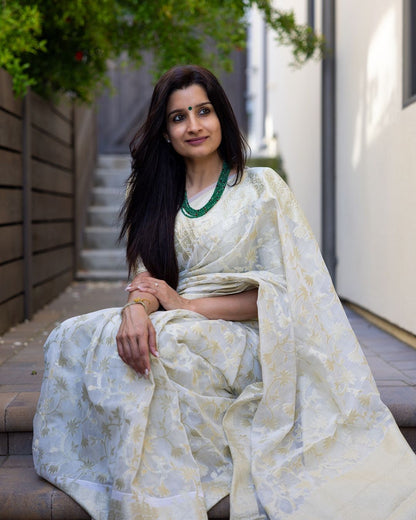Banarasi Soft Silk Saree – Exquisite Weaving and Stunning Pallu Detailing