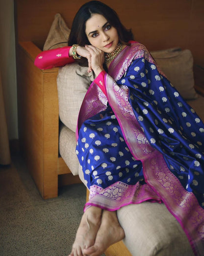 Luxurious Banarasi Soft Silk Saree – Iconic Wedding Collection