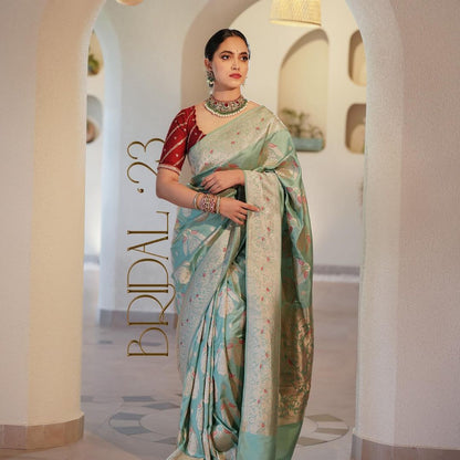 Timeless Elegance in Every Thread – A Banarasi Saree That Speaks of Heritage and Grace