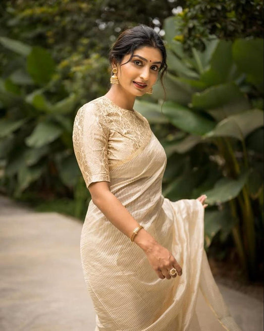 Banarasi Soft Silk Saree – The Charm of Simplicity and Style