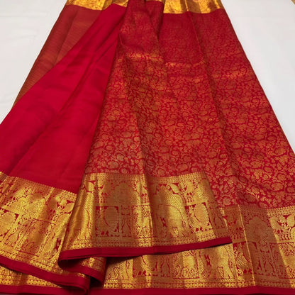 Elegant Simplicity in Banarasi Soft Silk – A Modern Minimalist's Dream