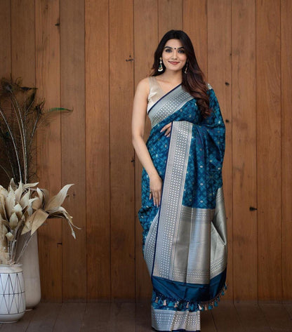 Banarasi Soft Silk Saree – A Timeless Classic of Elegance & Grace