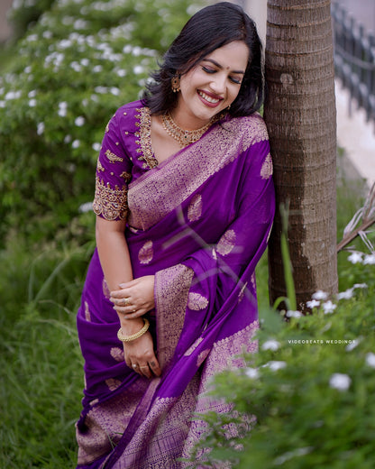 Banarasi Soft Silk Saree – A Timeless Reflection of Indian Weaving Heritage