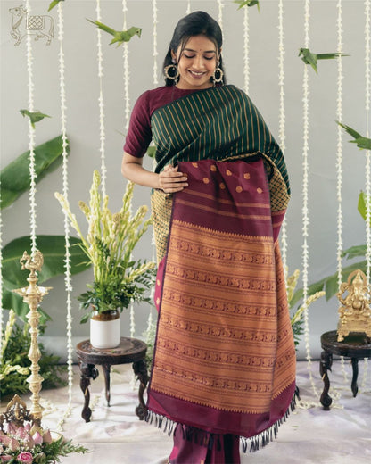 Banarasi Soft Silk Saree – Traditional Elegance with Gold Zari Brocade