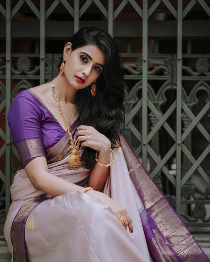Banarasi Soft Silk Saree – Effortless Elegance with Gold Zari