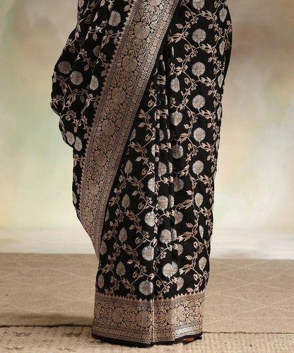 Banarasi Soft Silk Saree with Rich Brocade & Gold Zari Work