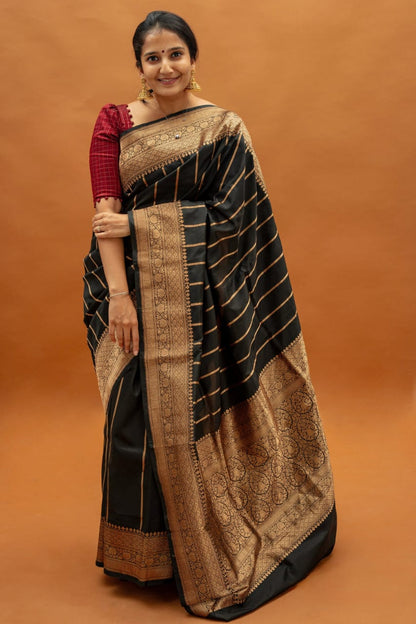 Banarasi Soft Silk Saree – Graceful Simplicity in Every Drape