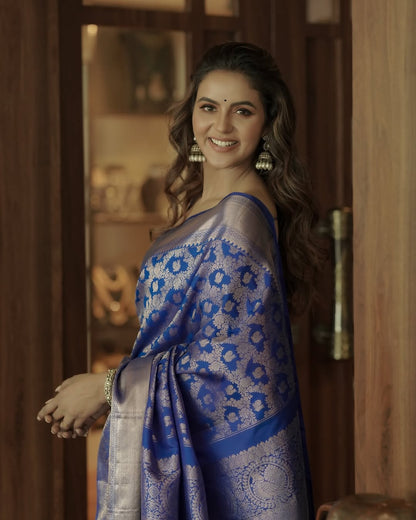 Elegant Simplicity in Banarasi Soft Silk – A Modern Minimalist's Dream