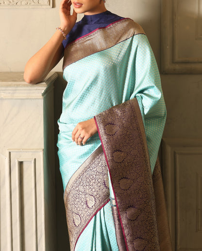 Elegant Simplicity in Banarasi Soft Silk – A Modern Minimalist's Dream