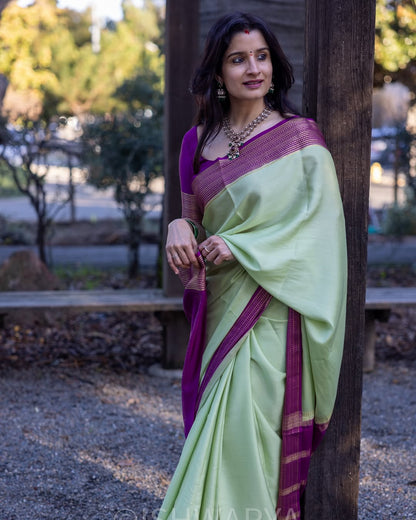 Elegant Simplicity in Banarasi Soft Silk – A Modern Minimalist's Dream