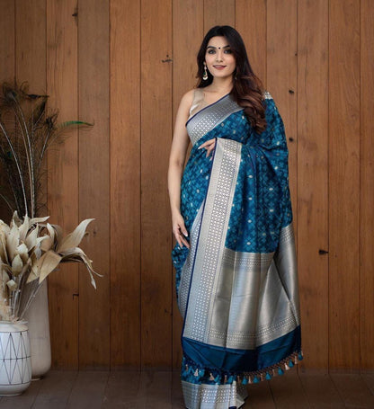 Banarasi Soft Silk Saree – A Timeless Classic of Elegance & Grace