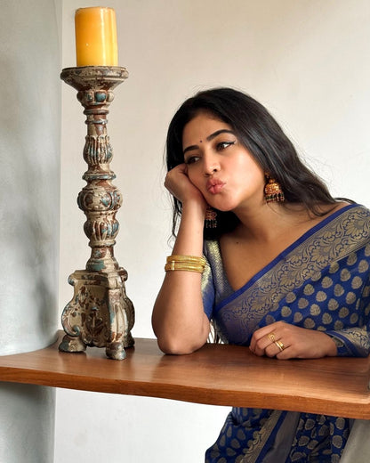 Banarasi Soft Silk Saree – Elegant Minimalism with Lasting Charm