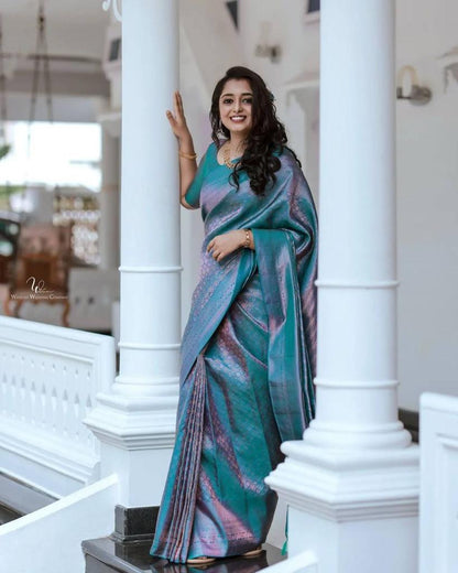 Sustainable Elegance in Banarasi Soft Silk