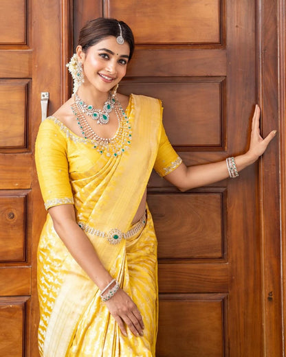 Artfully Crafted Banarasi Soft Silk Saree with Exquisite Pallu – A Collector’s Dream