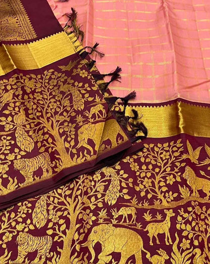 Elegant Simplicity in Banarasi Soft Silk – A Modern Minimalist's Dream