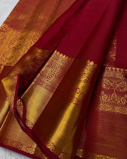 Elegant Simplicity in Banarasi Soft Silk – A Modern Minimalist's Dream