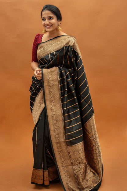 Banarasi Soft Silk Saree – Graceful Simplicity in Every Drape