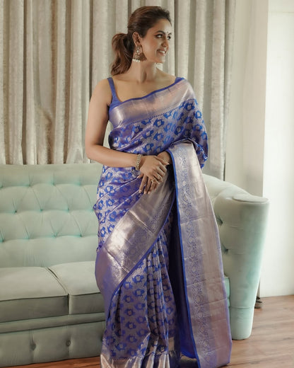 Elegant Simplicity in Banarasi Soft Silk – A Modern Minimalist's Dream